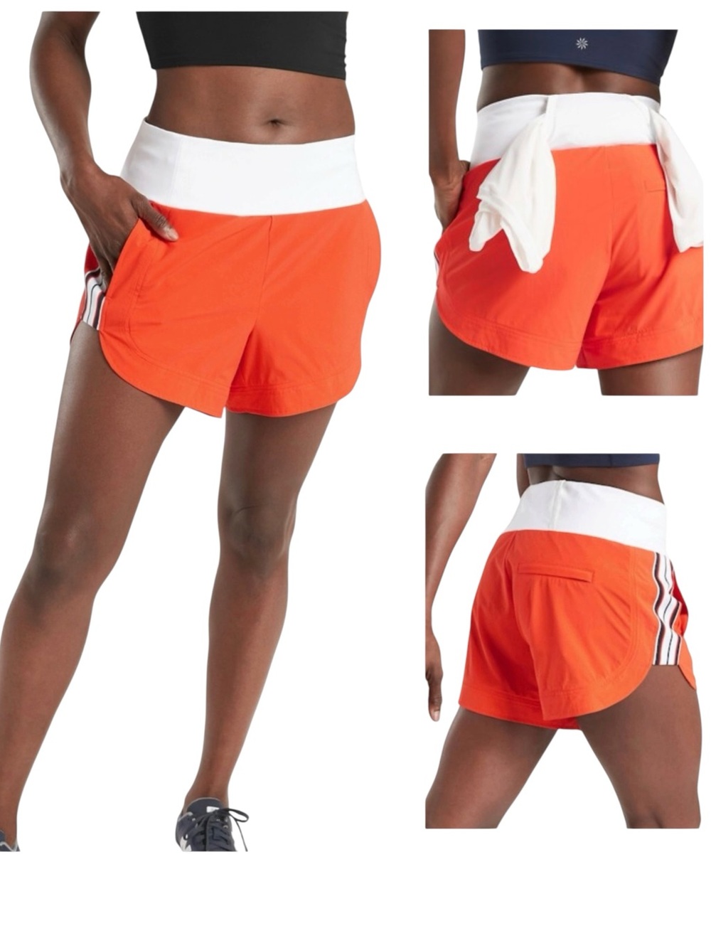 Athleta Ascender High Waist Shorts Size 6